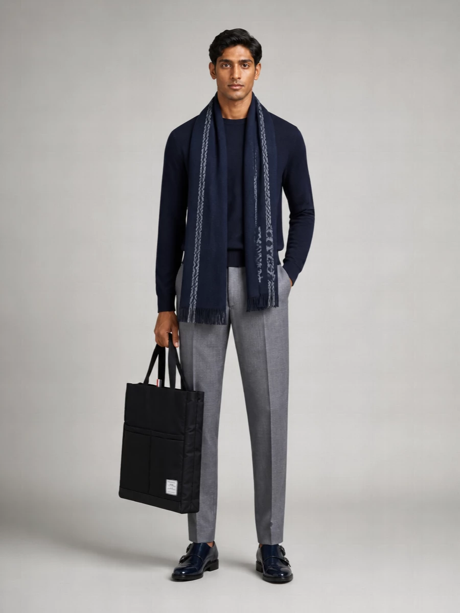 Thom Browne Wool Bomber Jumper