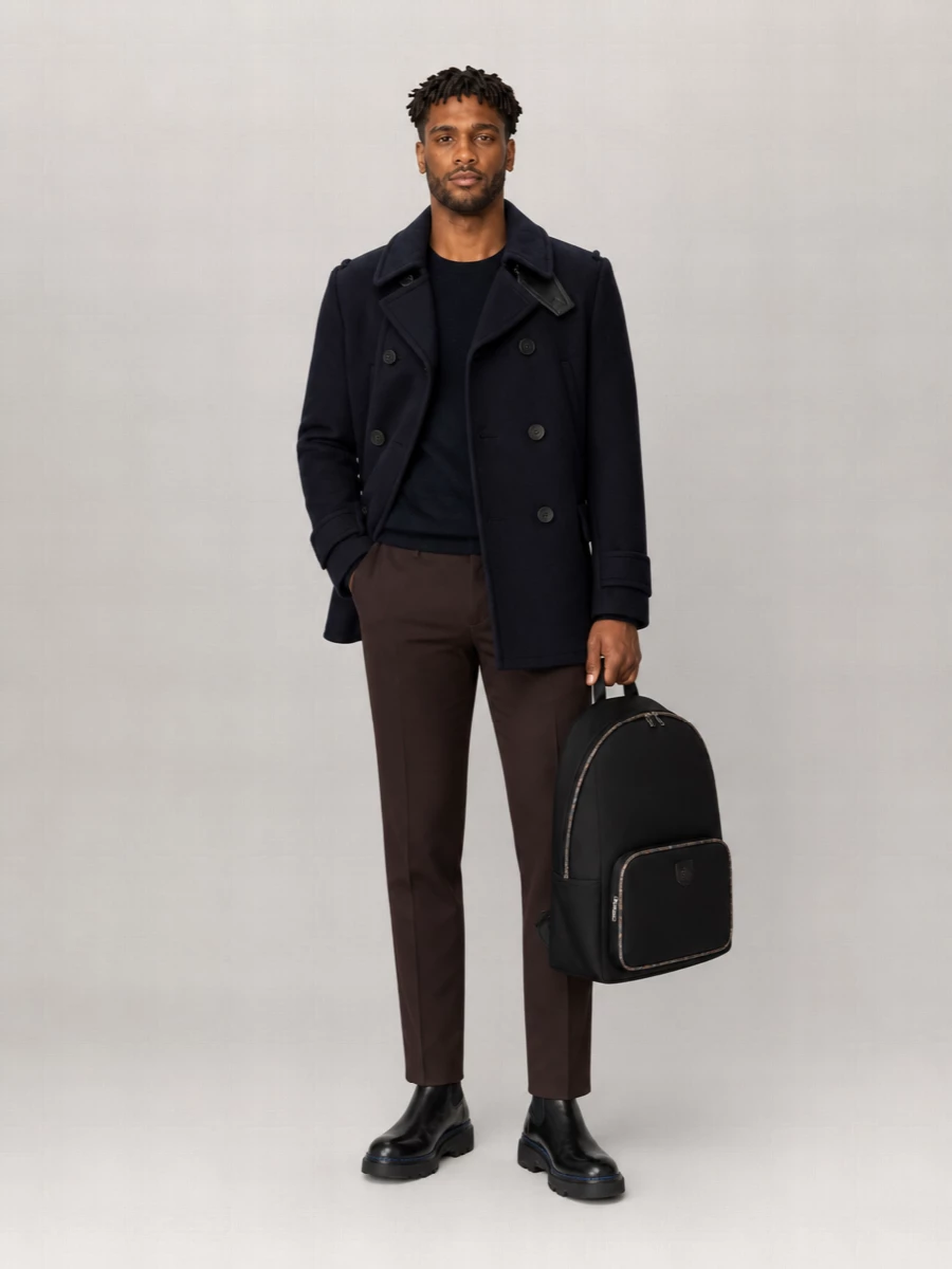 Burberry Wool Cashmere Double-Breasted Pea Coat