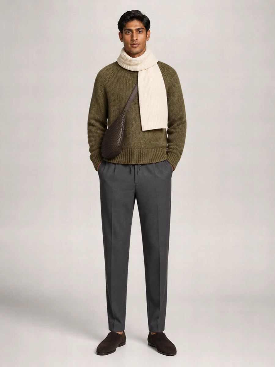 Our Legacy Wool Silk Regular-Fit Round-Neck Jumper