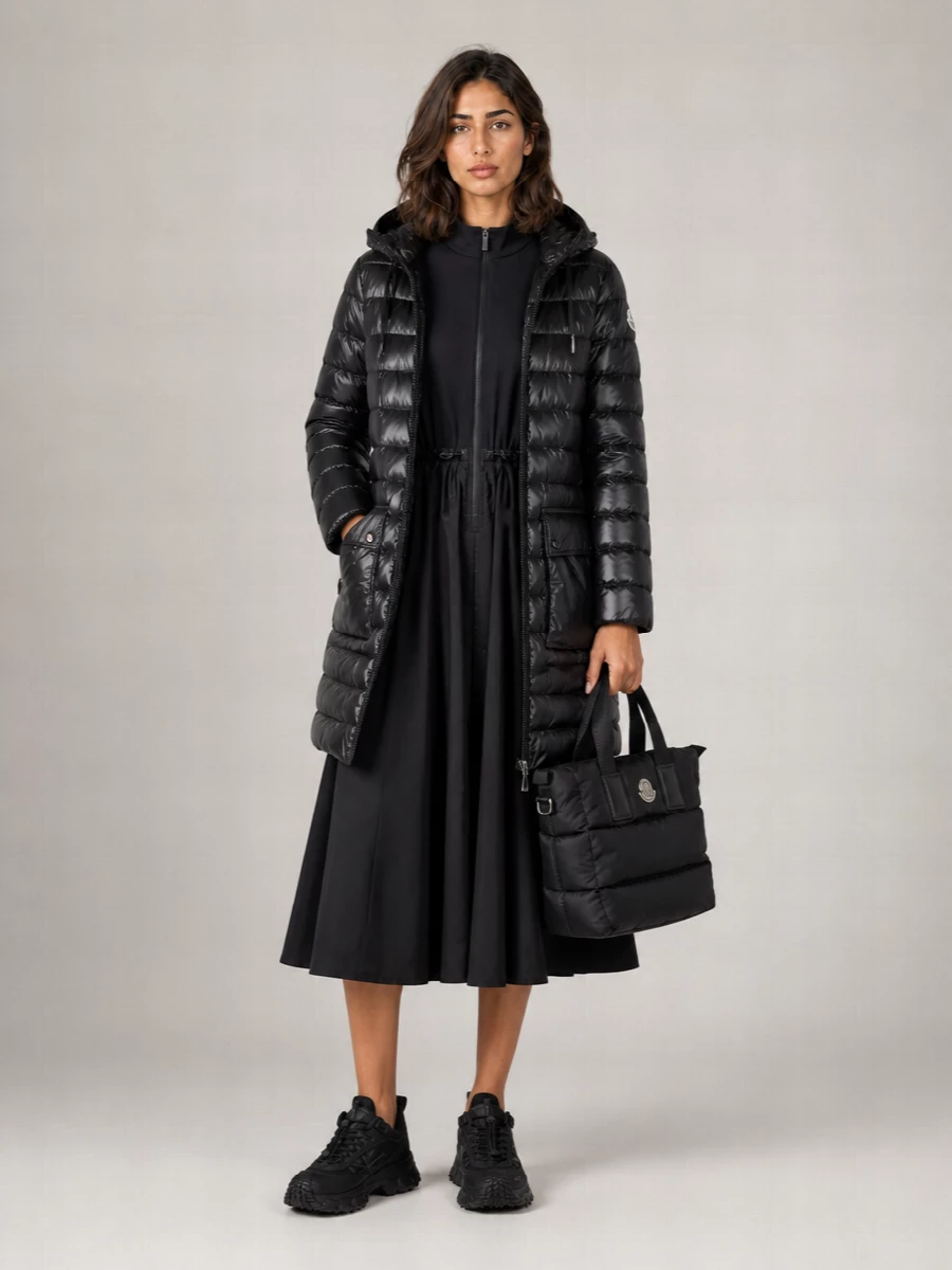 Moncler Fabric Low-Top Sneakers
