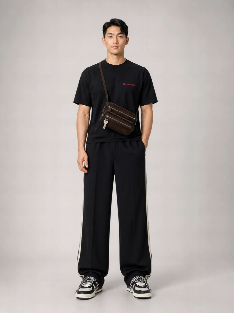 Lanvin Leather Low-Top Sneakers