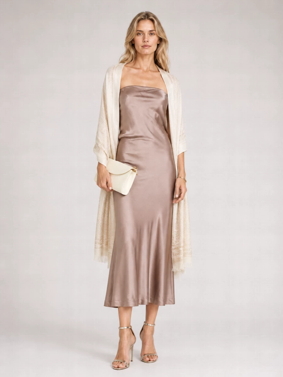 Entire Studios Silk Midi Skirt