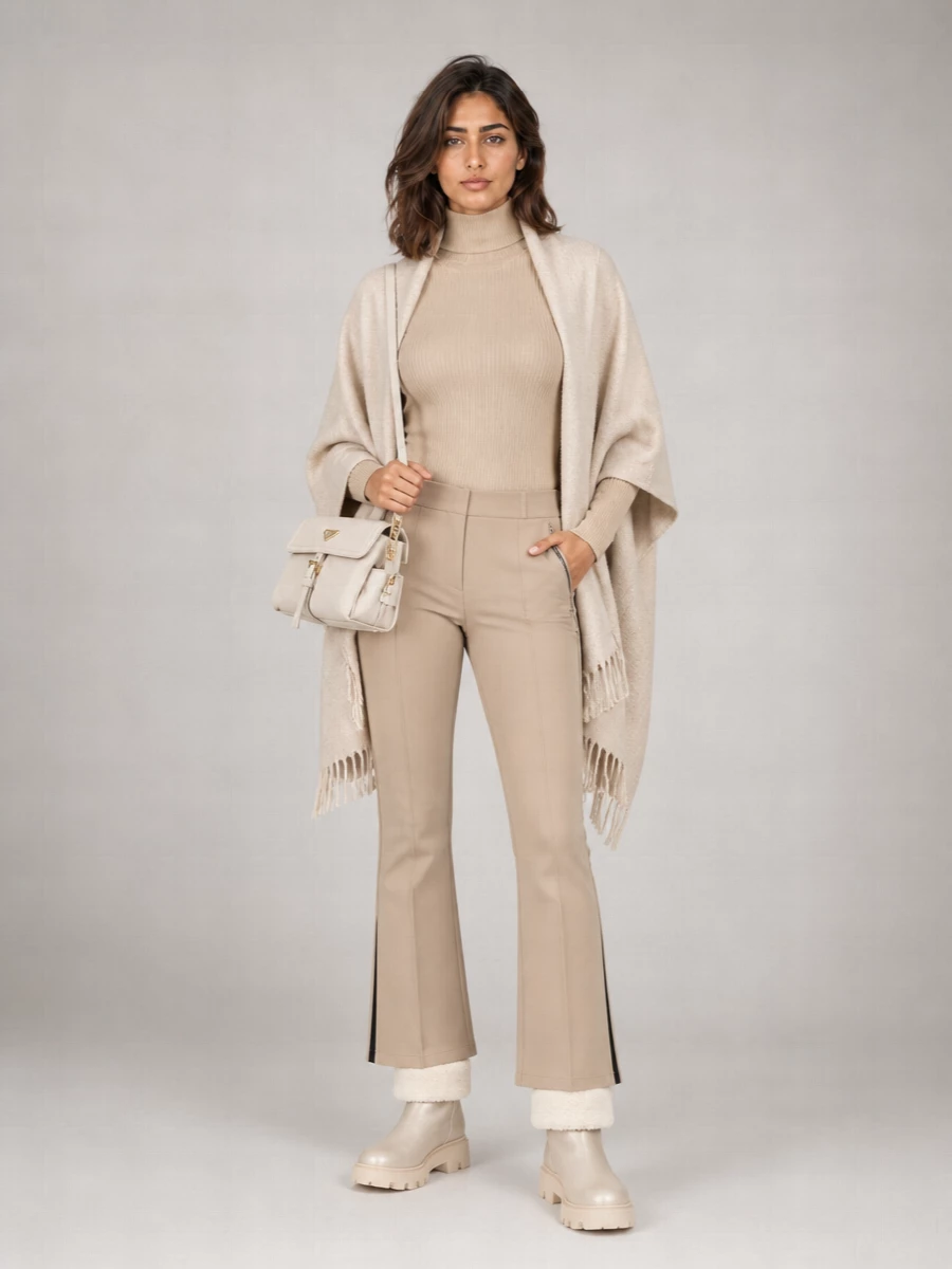 Prada Ivory Nappa Leather Prada Explore Shoulder Bag