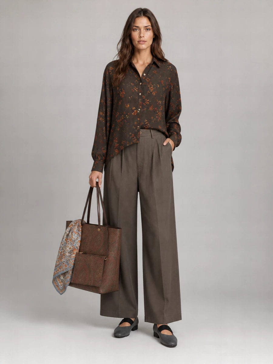 Uma Wang Printed Oversized Shirt