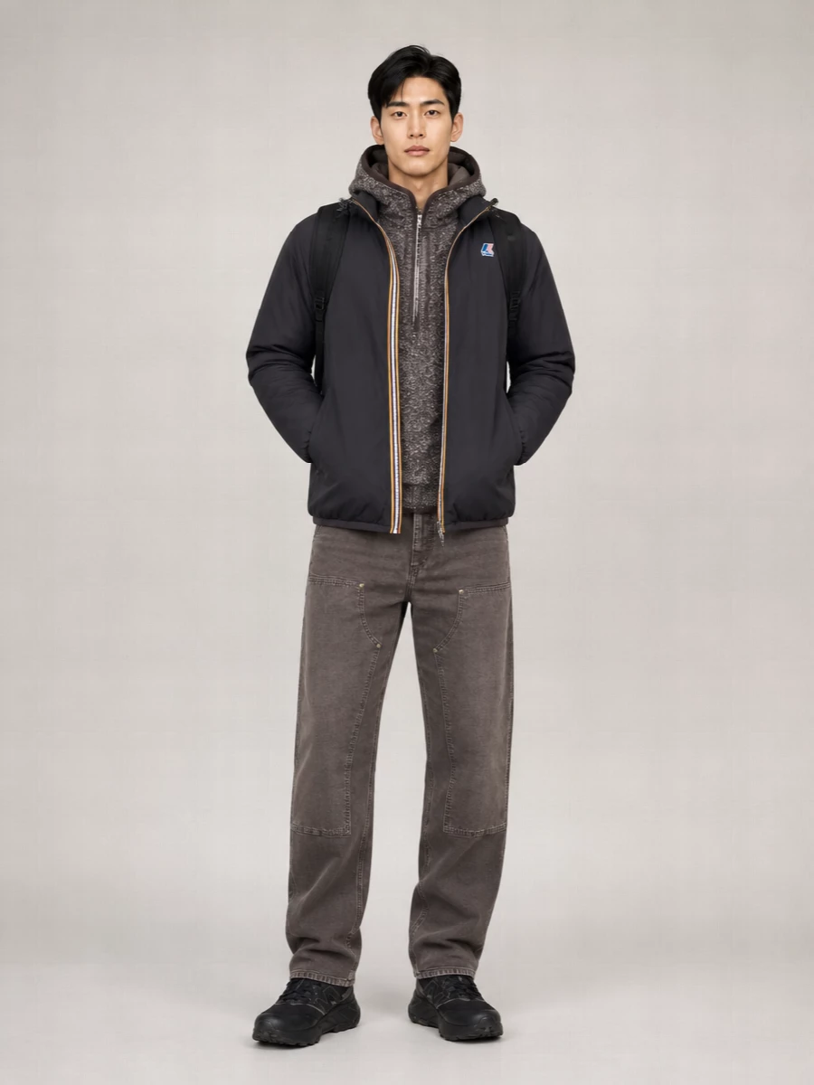 K-Way Hooded Lightweight Jacket