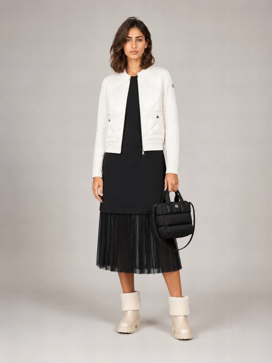 Moncler Quilted Cardigan
