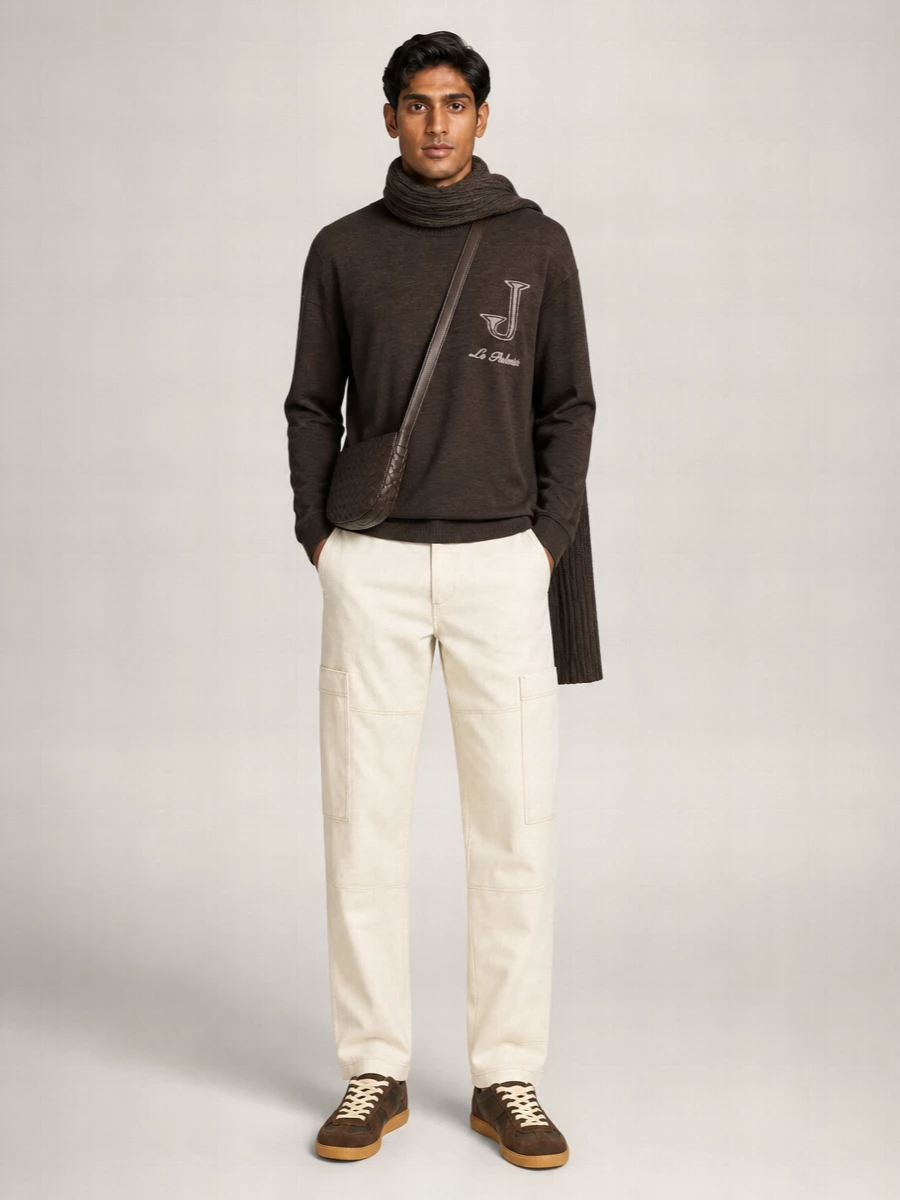 Jacquemus Merino Wool Crewneck T-Shirt