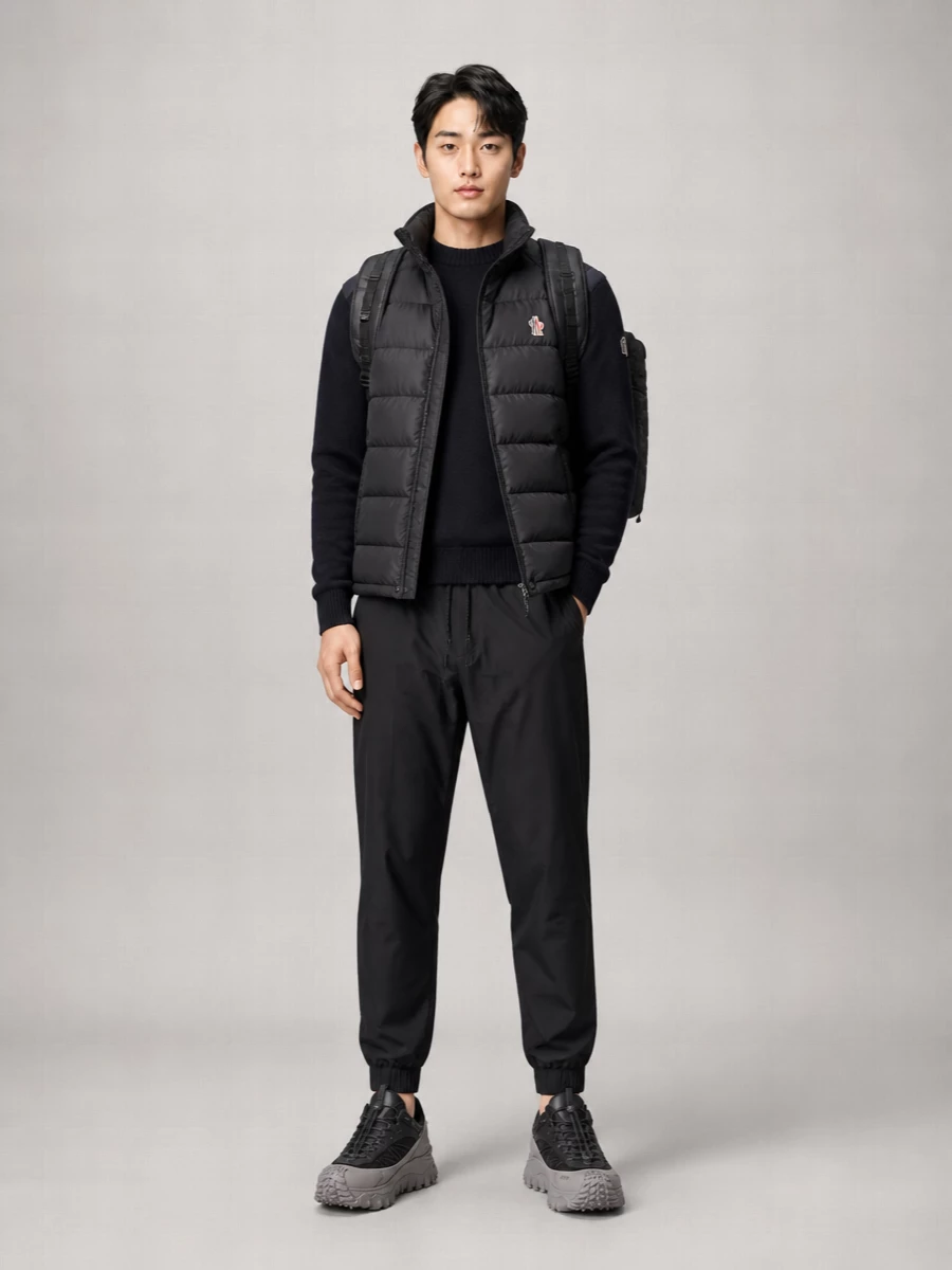 Moncler Grenoble Evans Sleeveless Down Jacket