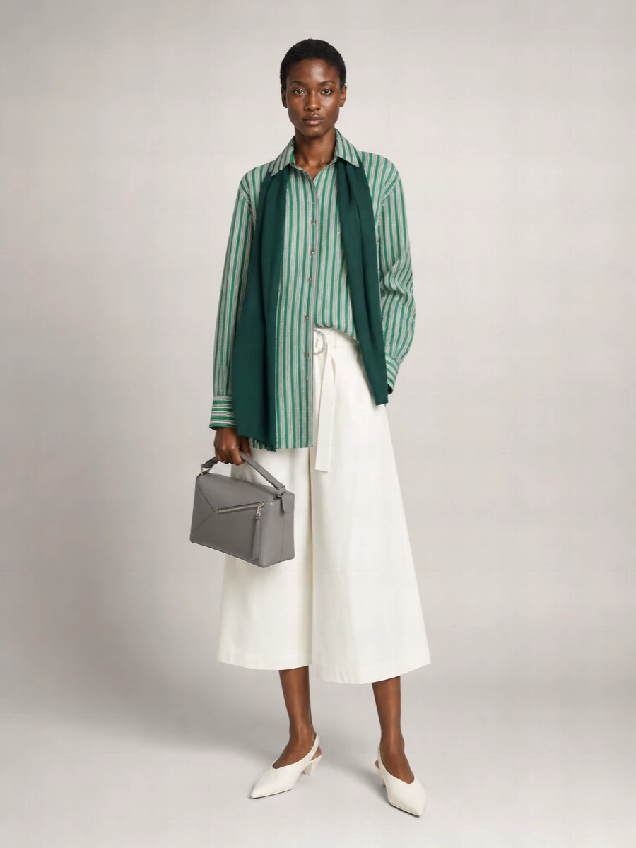 Loewe Embroidered Cotton Shirt