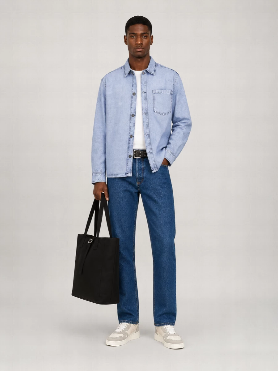 Les Deux Denim Overshirt