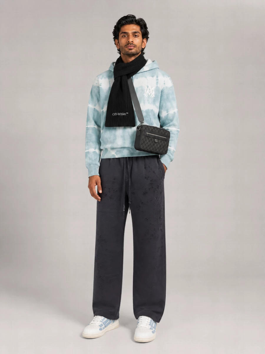 Amiri Cashmere Tie-Dye Hoodie