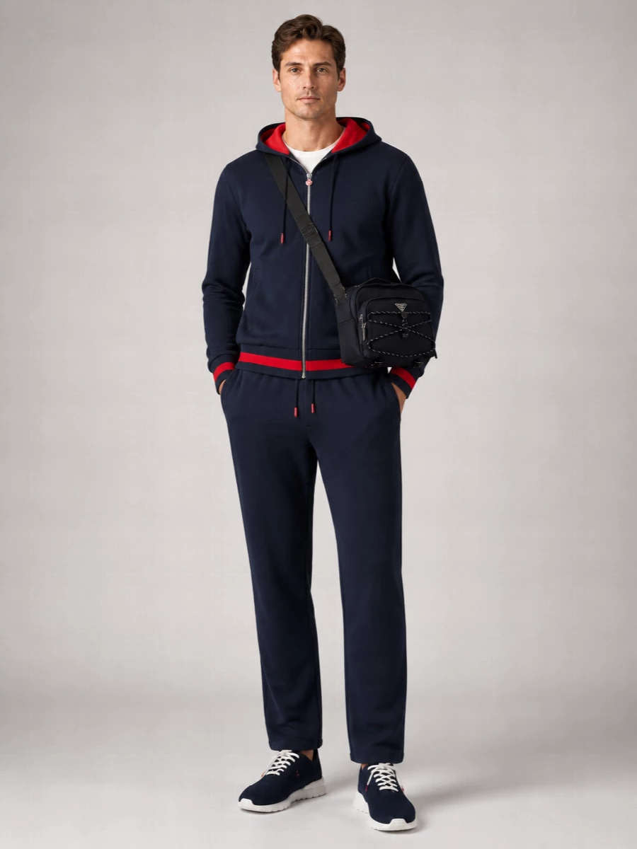 Kiton Cotton Hoodie Tracksuit