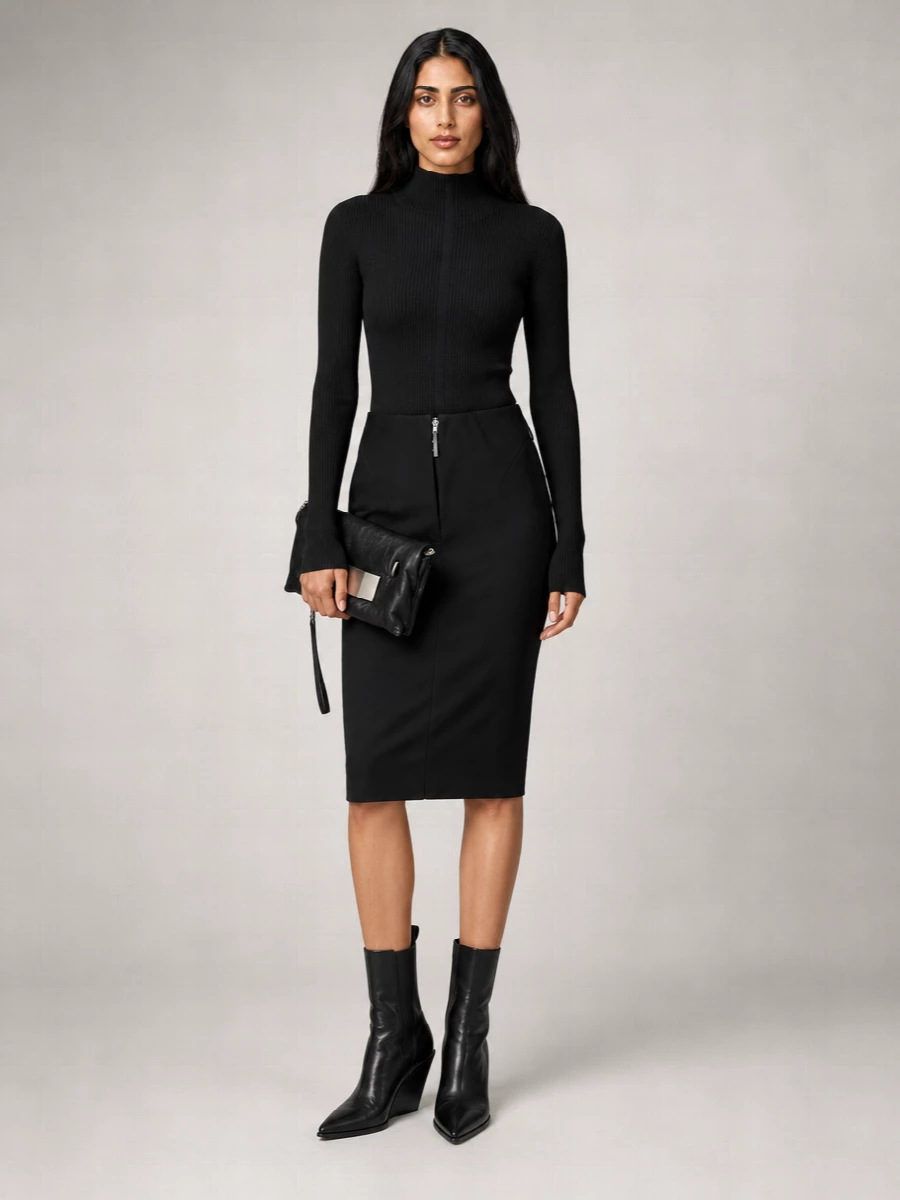 Rick Owens strapless mini dress