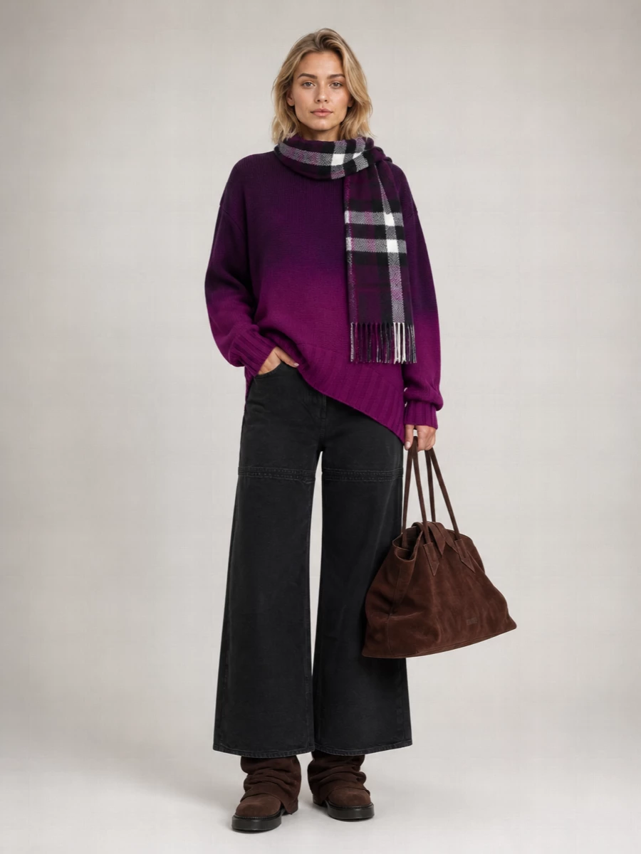 The Attico Oversized Wool Cashmere Jumper