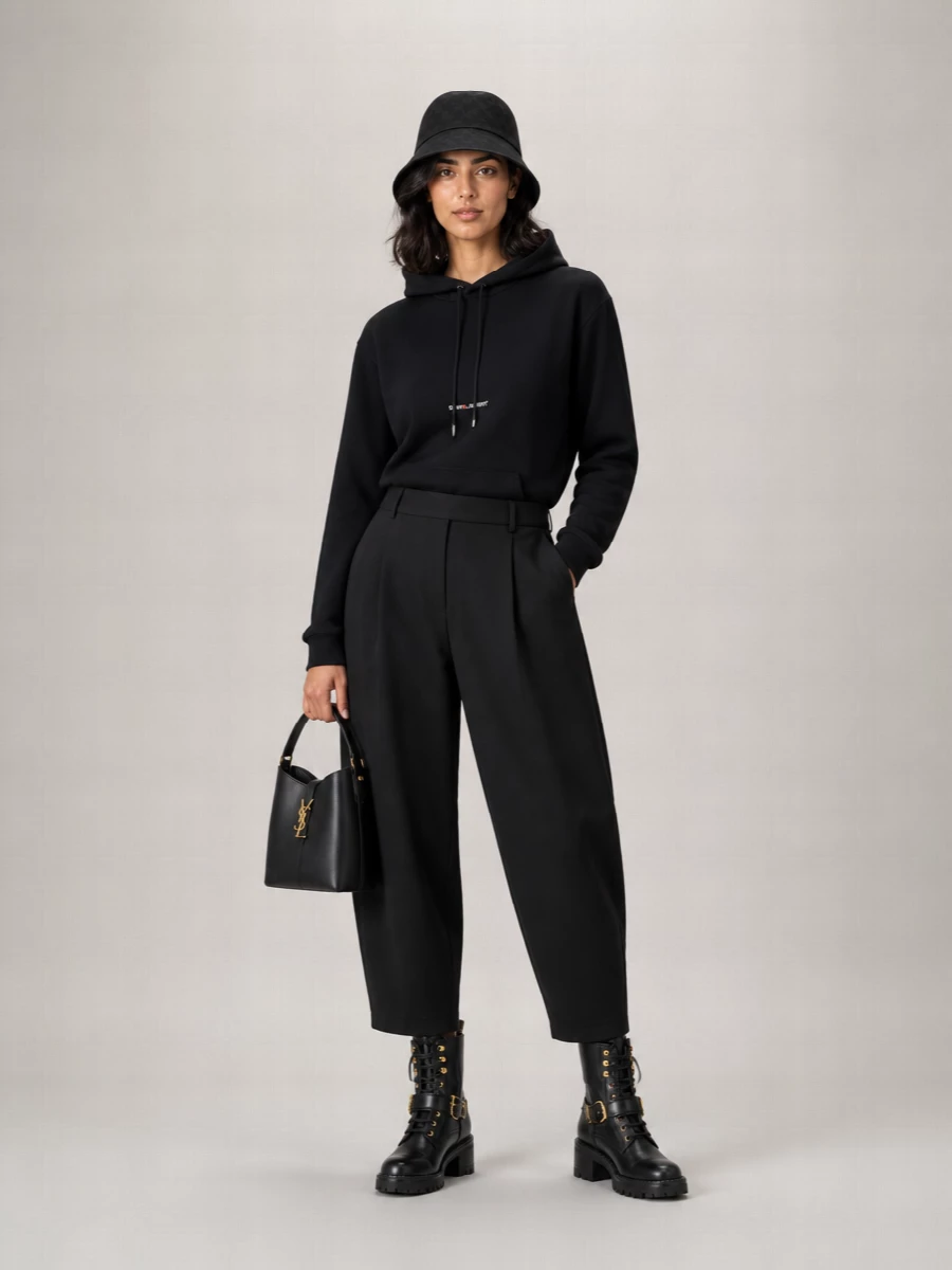 Versace Leather Lace-Up Ankle Boots