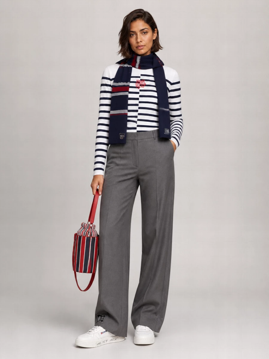 Dolce&Gabbana Striped Wool Scarf