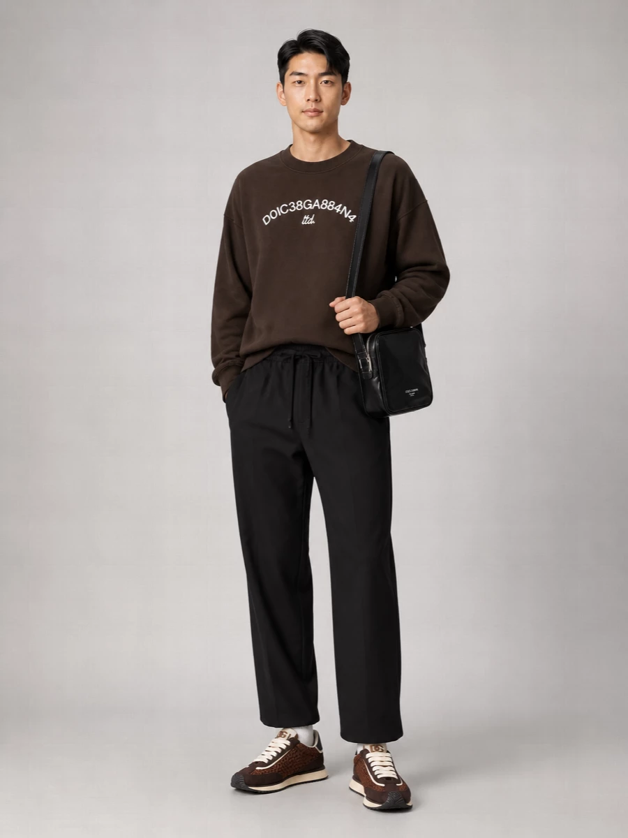 Dolce&Gabbana Leather Low-Top Sneakers