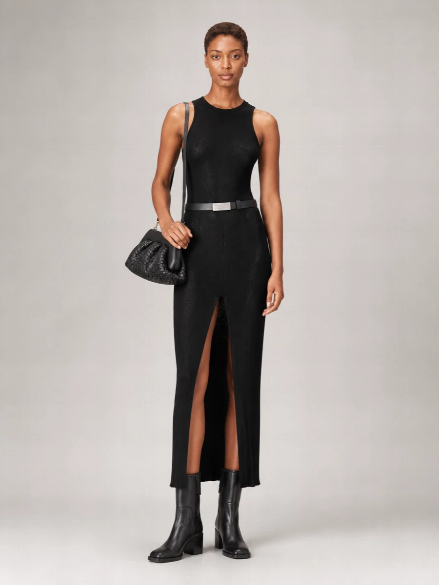 Rick Owens Silk Blend Maxi Dress