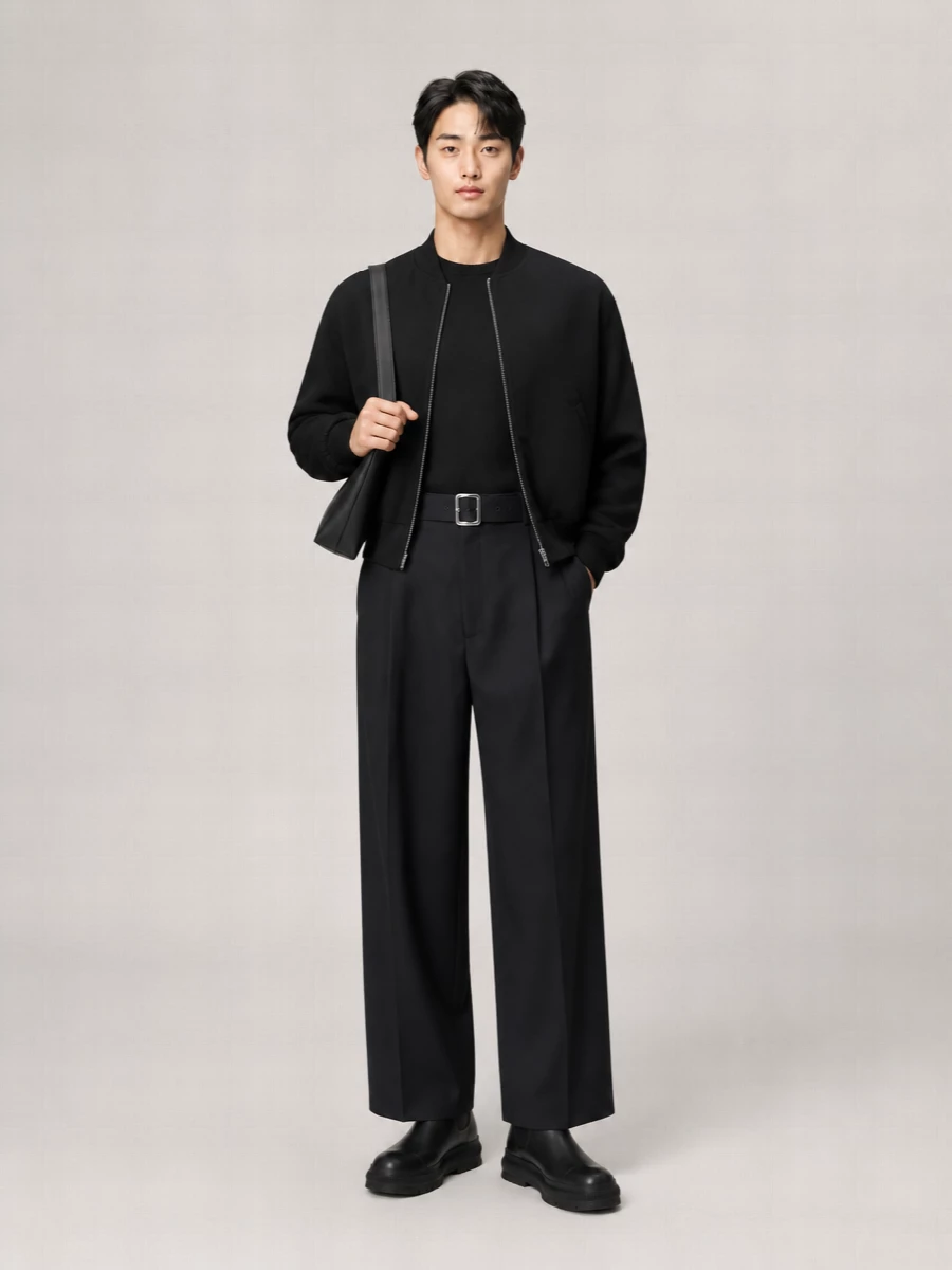 Jil Sander Cropped Bomber Jacket
