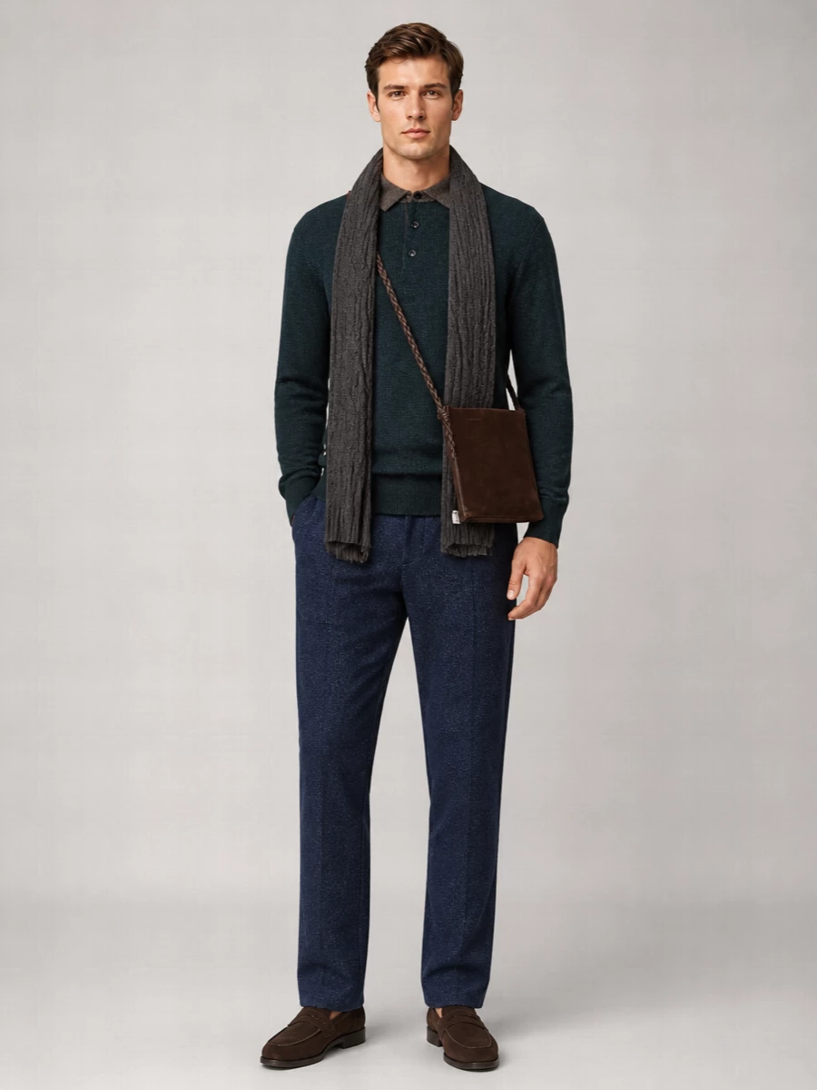 Paul Smith Merino Wool Silk Alpaca Jumper