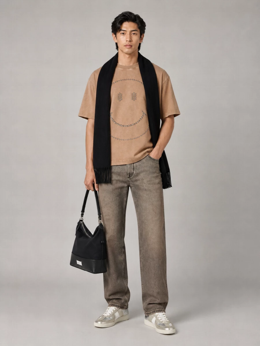 Maison Margiela Leather Low-Top Sneakers