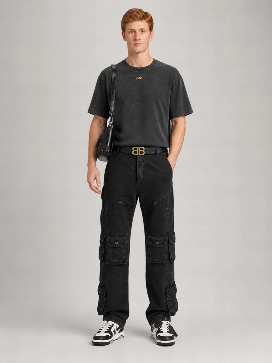 Off-White Black Denim Jeans