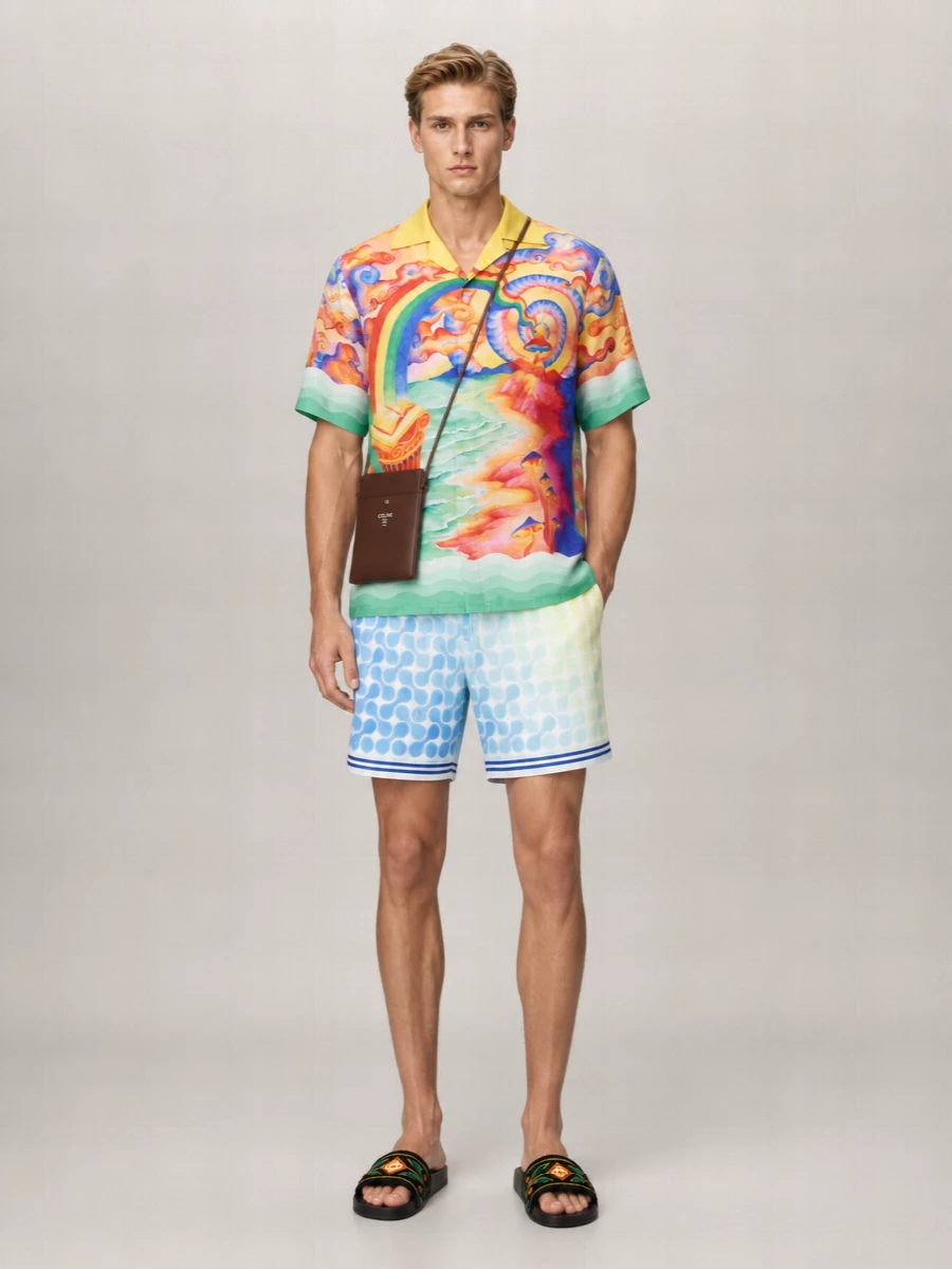 Casablanca Silk Printed Shirt