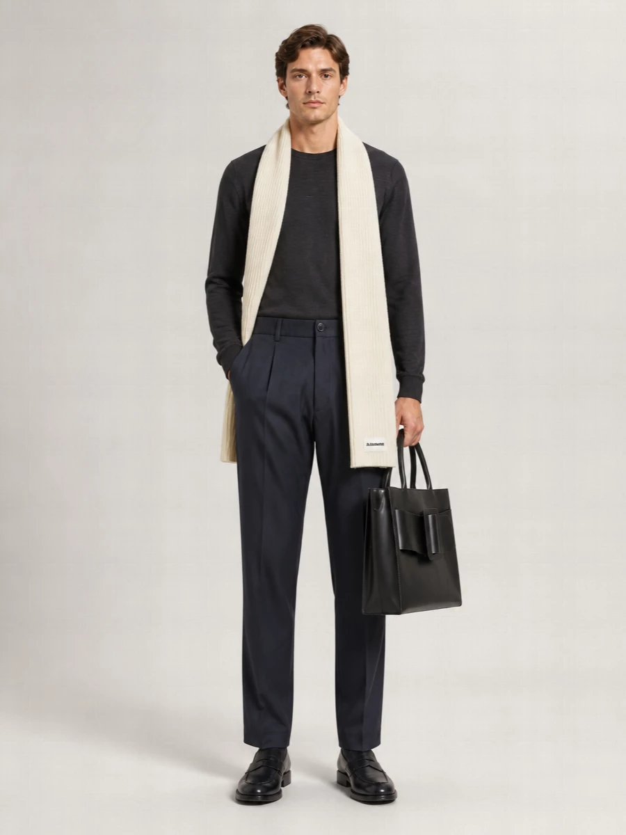 John Smedley Fine-Knit Round-Neck Jumper