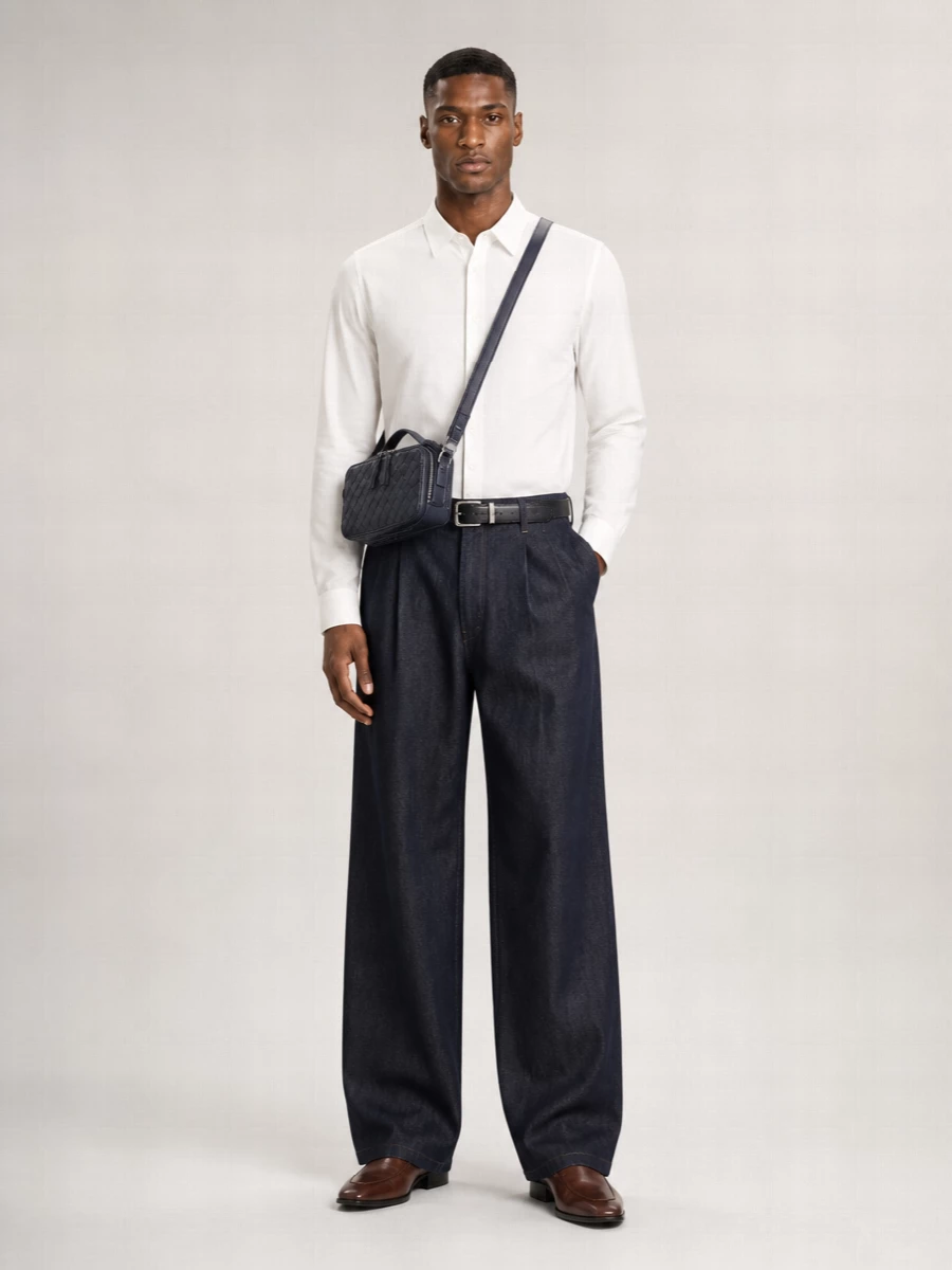 Dries Van Noten Denim Mid-Rise Wide-Leg Jeans