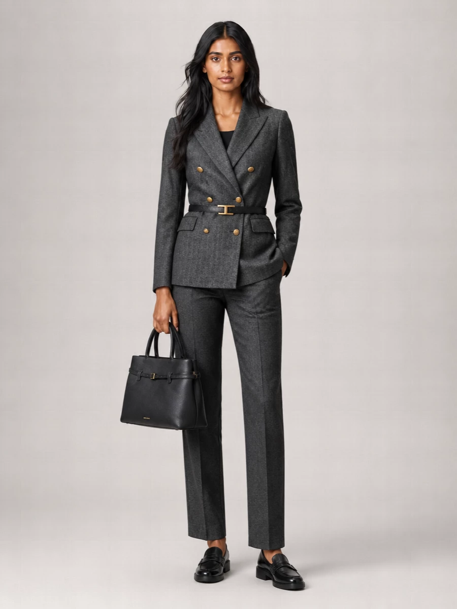 Pt Torino Cashmere Blend Tailored Trousers