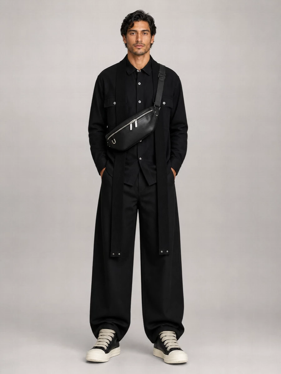 Rick Owens Drkshdw Wide-Leg Trousers