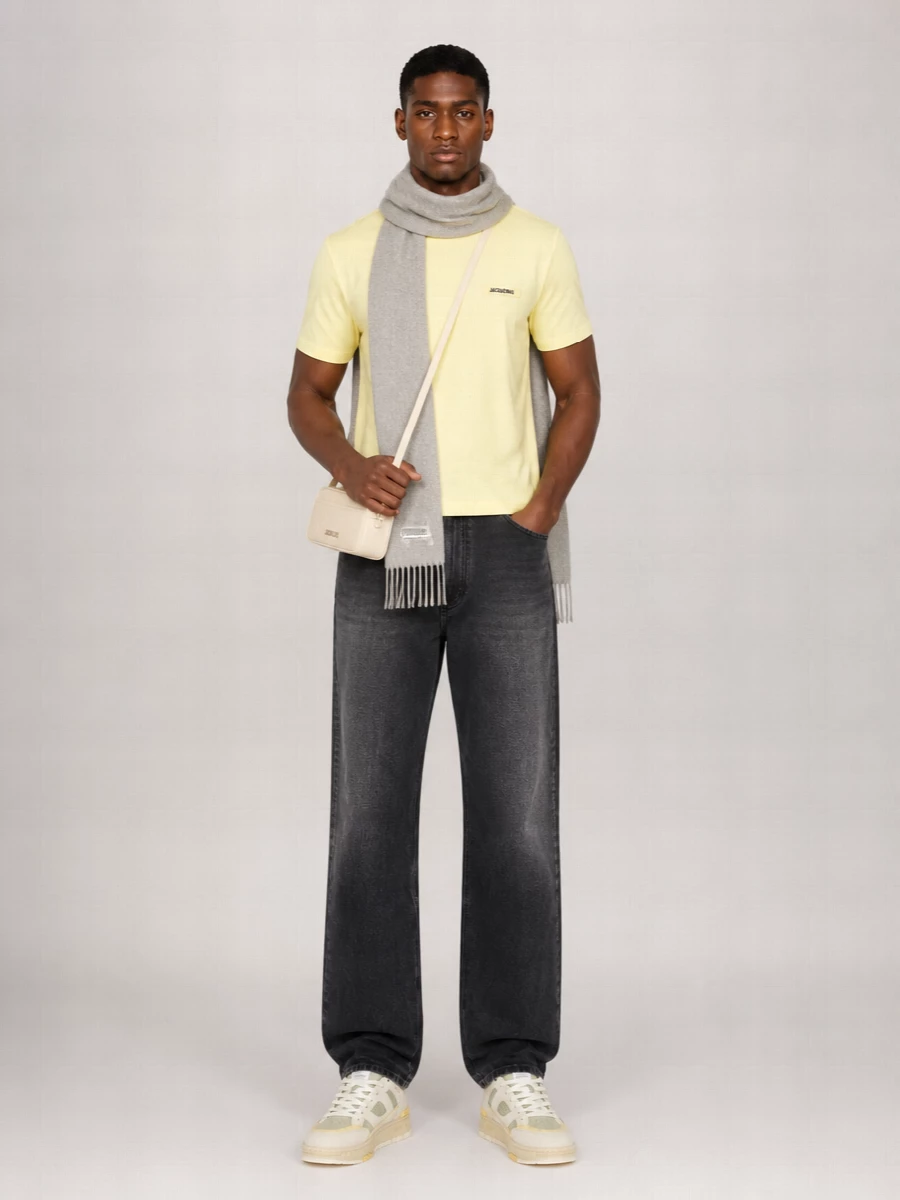 Jacquemus Ribbed Crew-Neck Short-Sleeve T-Shirt