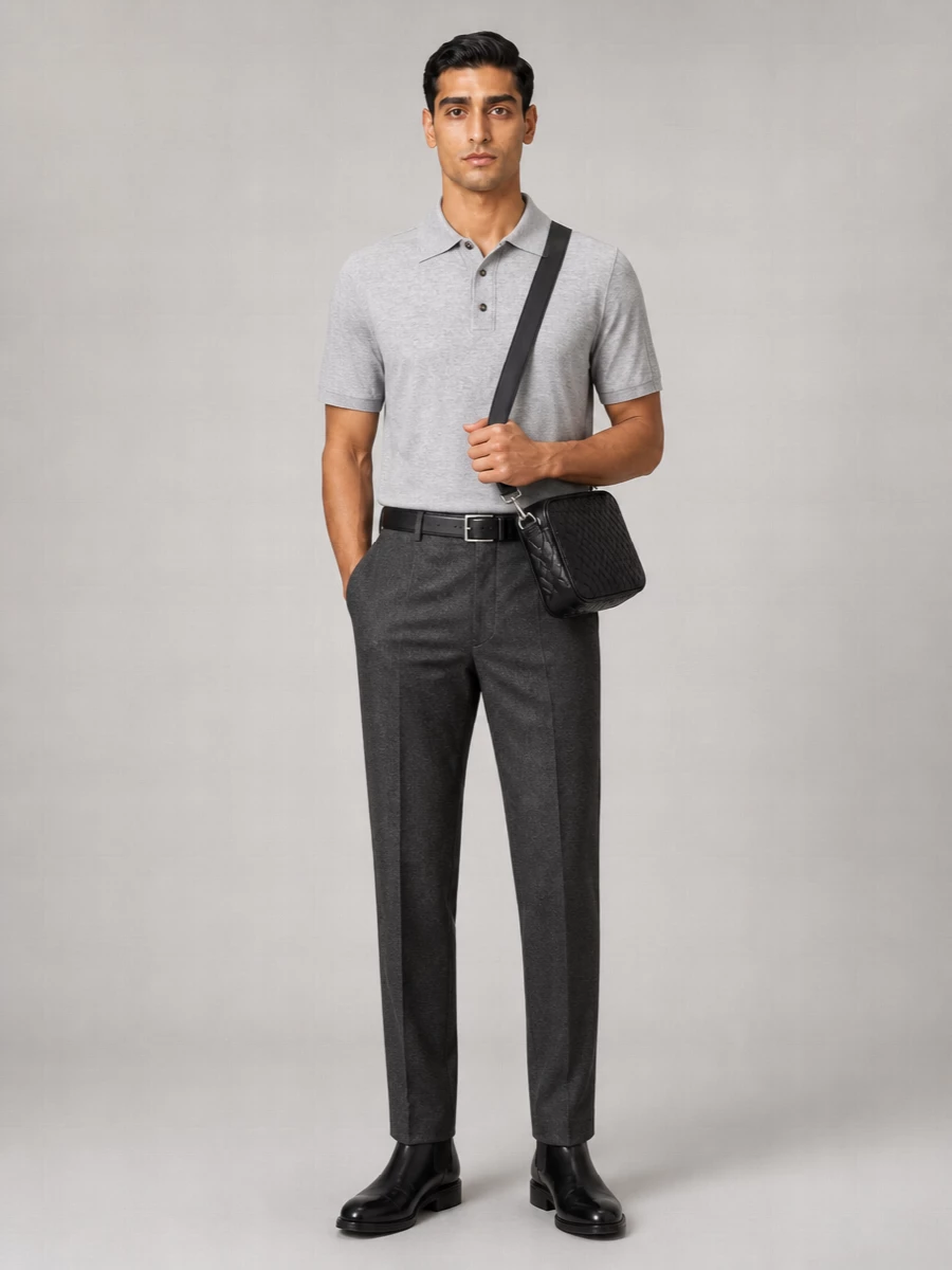 Bottega Veneta Wool Polo Shirt