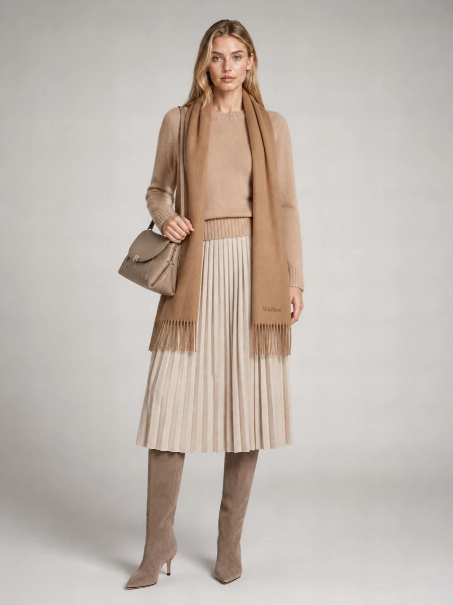 Fabiana Filippi Wool Silk Cashmere Crewneck Jumper