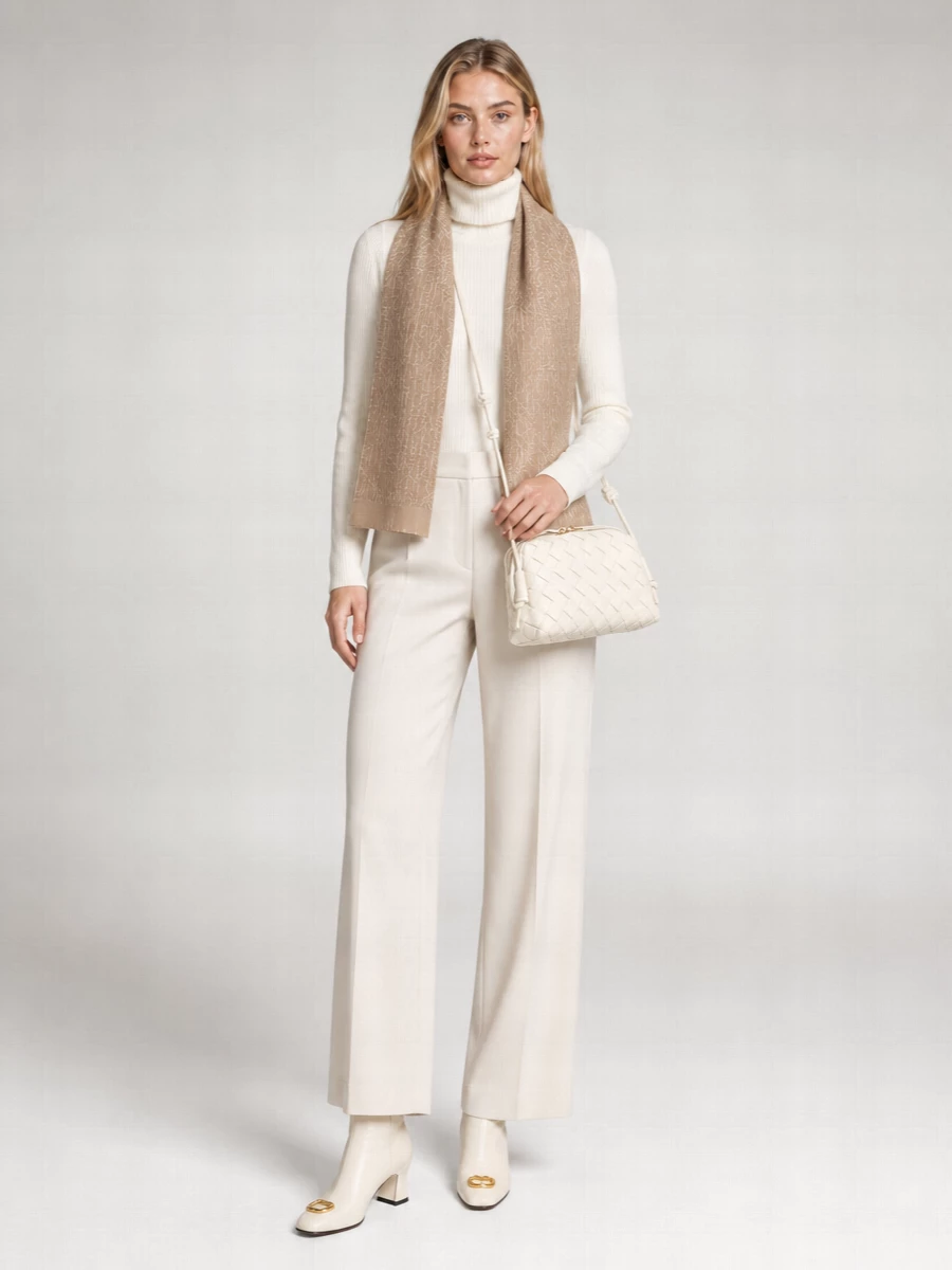 Totême Cashmere Ribbed Turtleneck Sweater