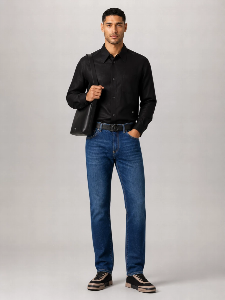 Dolce&Gabbana Denim Slim-Fit Straight-Leg Jeans