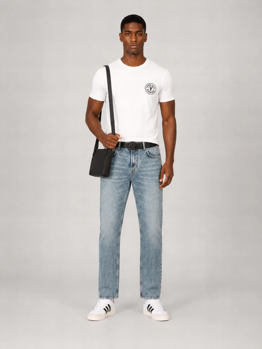 Versace Jeans Couture Embroidered T-Shirt
