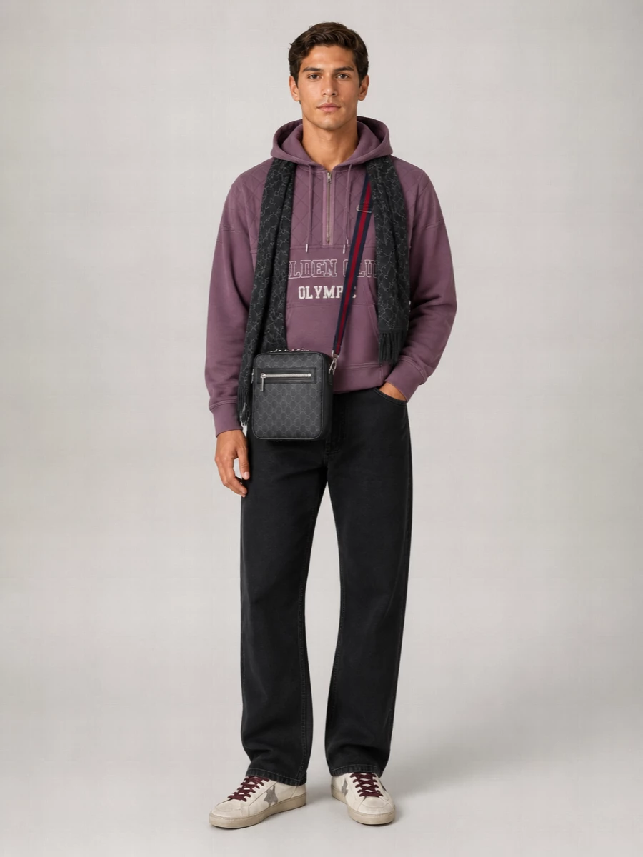 Golden Goose Quilted Cotton Hoodie