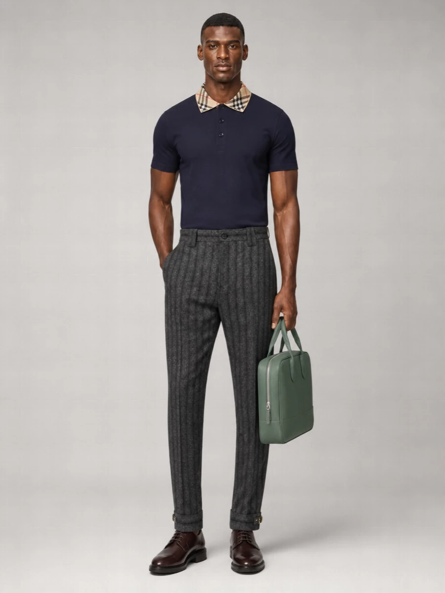 Valextra Leather Briefcase