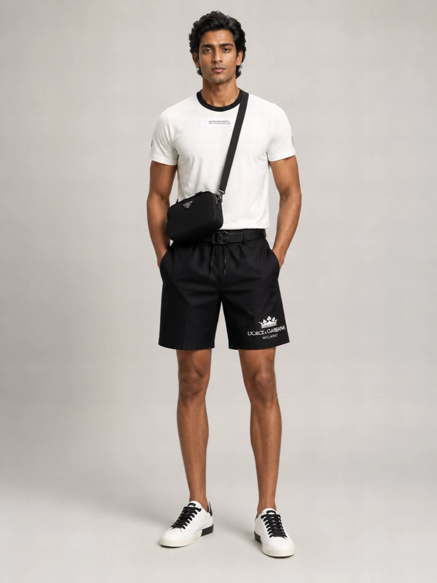 Dolce&Gabbana Camouflage Crew Neck T-Shirt