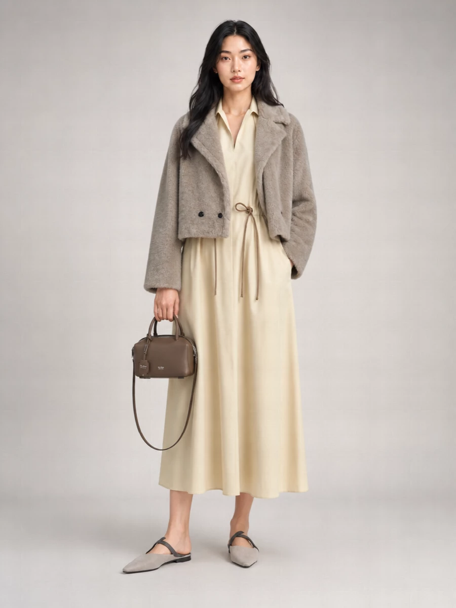 Max Mara Faux Fur Jacket