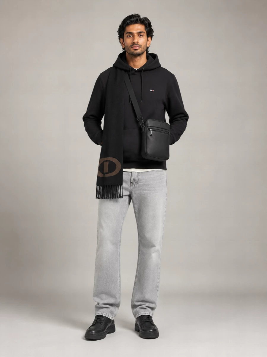 Diesel Virgin Wool Scarf