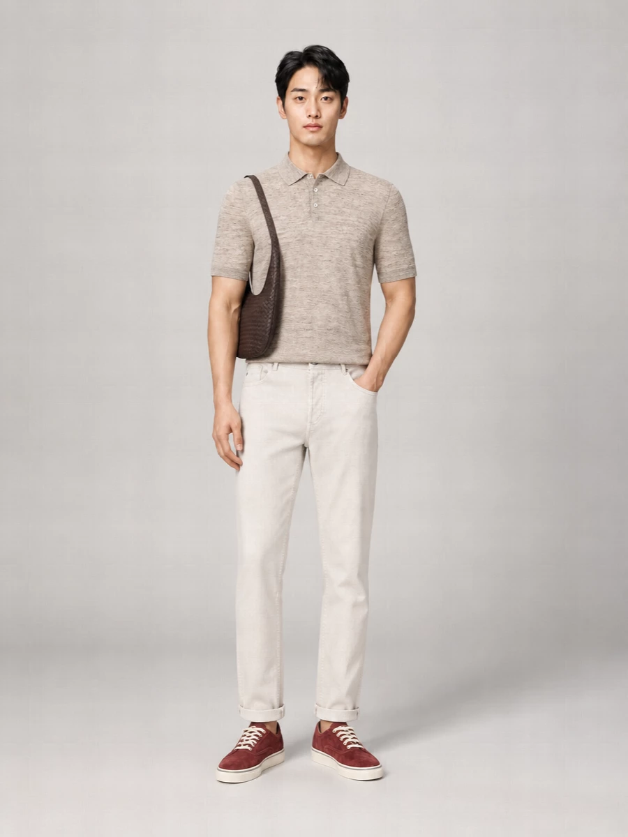 Brunello Cucinelli Suede Leather Sneakers