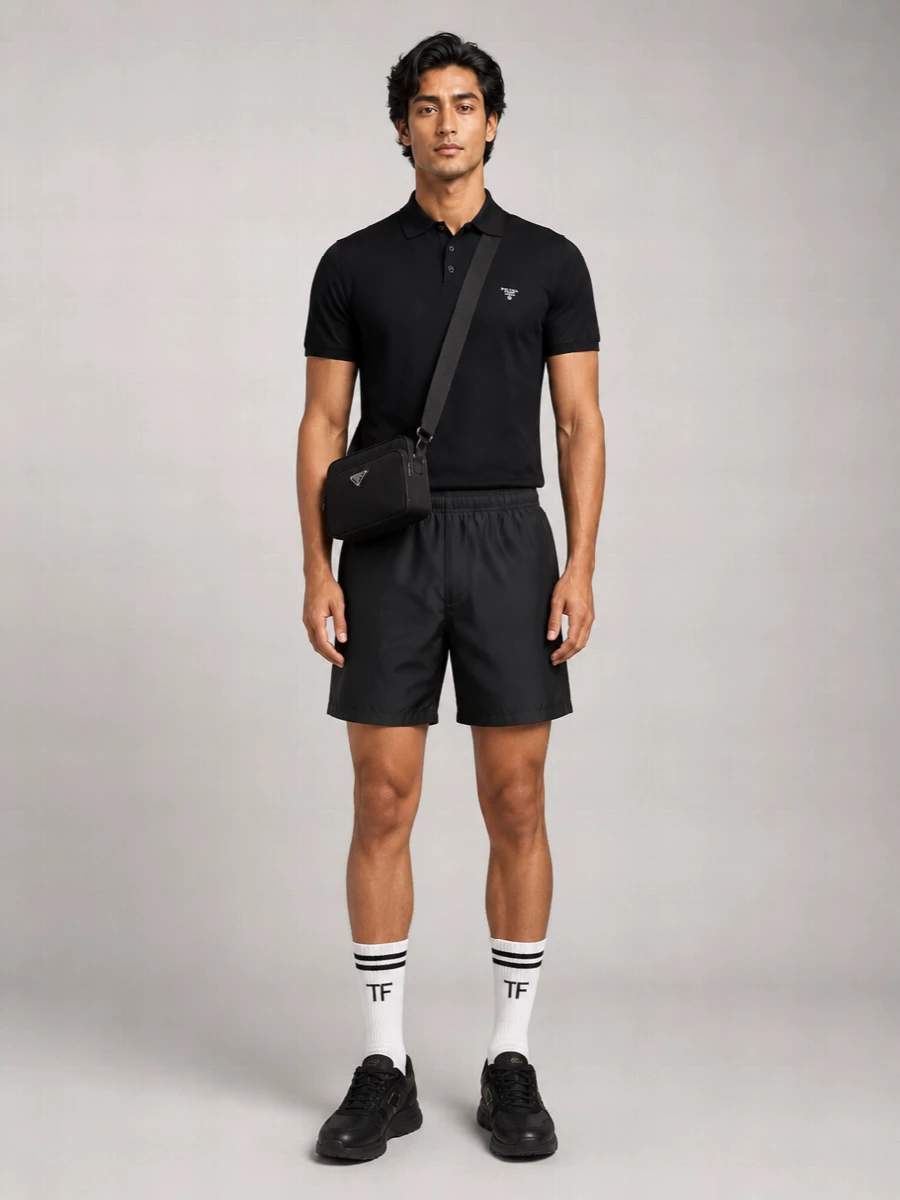 Prada Recycled Nylon Swim Shorts