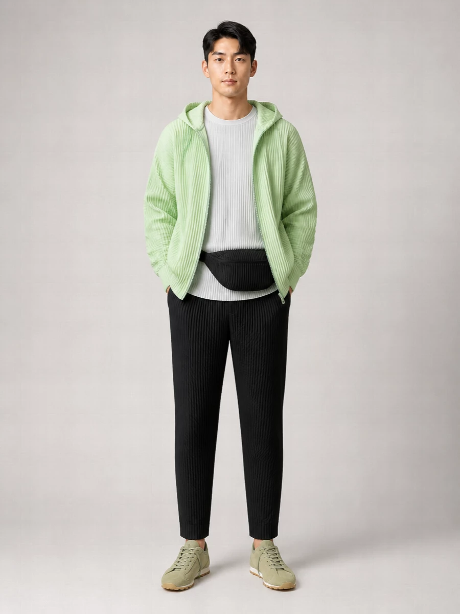 Homme Plisse Issey Miyake hooded jacket