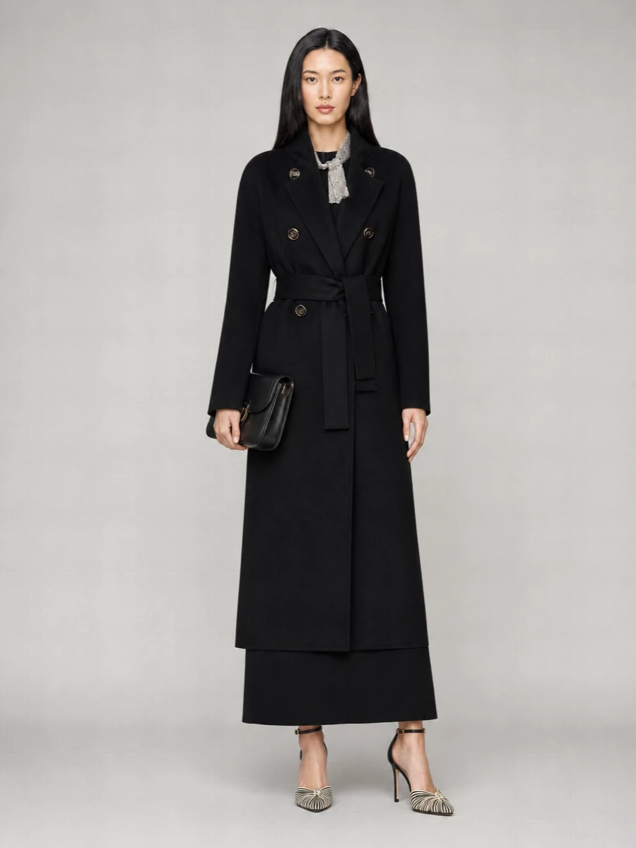 Valentino Garavani Cashmere Double-Breasted Coat