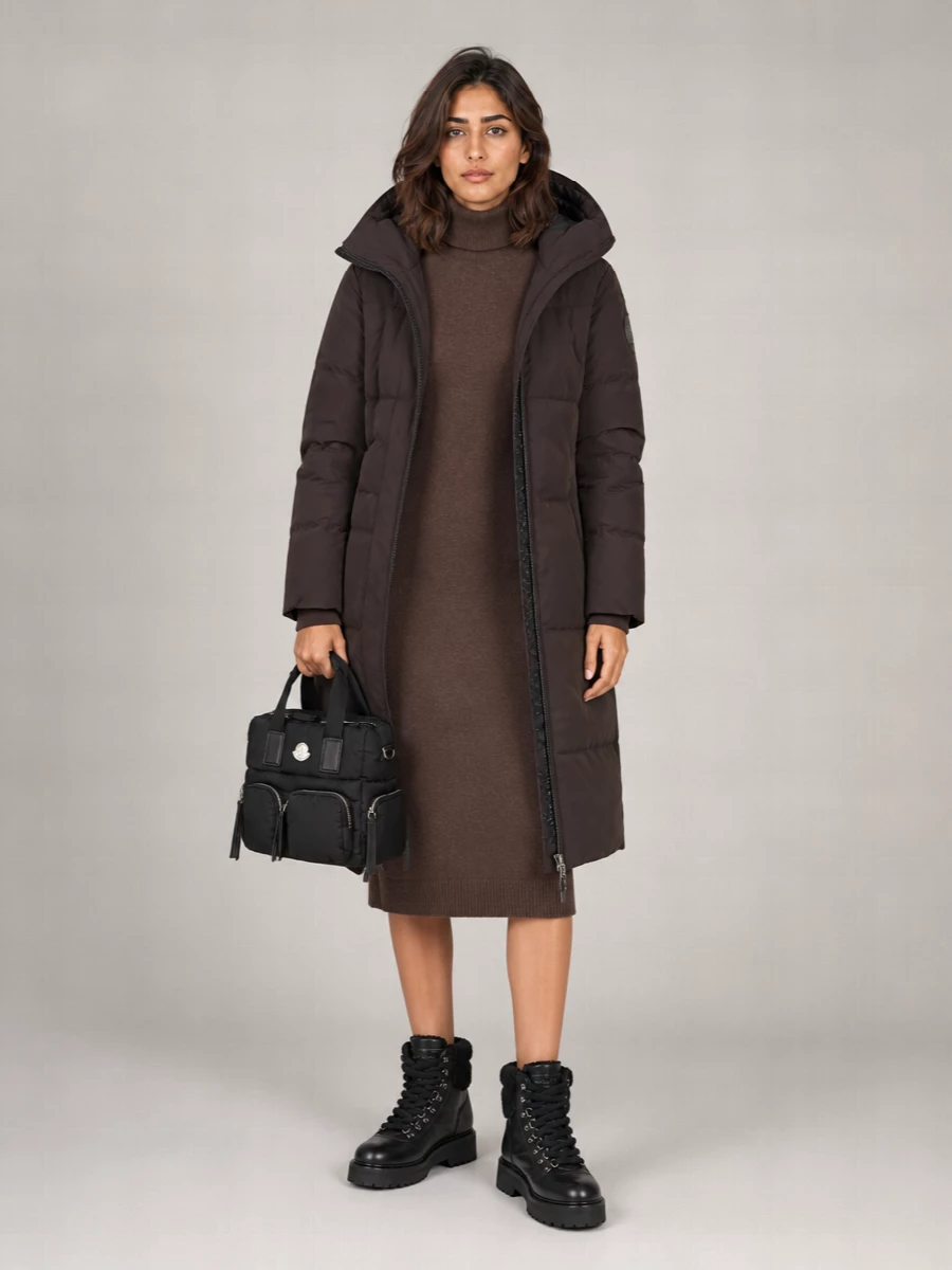 Canada Goose hooded short parka coat