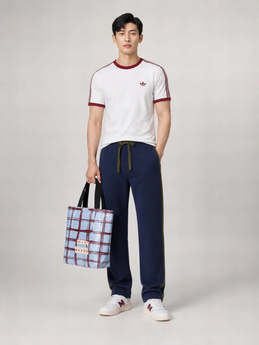 Marni Coated Canvas Tote Bag