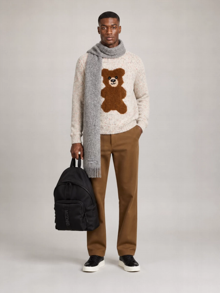 Moschino Silk Crewneck Jumper