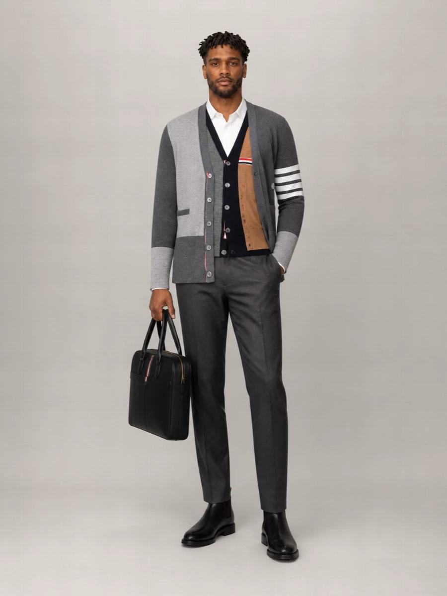 Thom Browne Merino Wool Cardigan